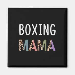 Aimant Boxer Mama Boxer Cadeau Femme - Drôle Boxer Maman