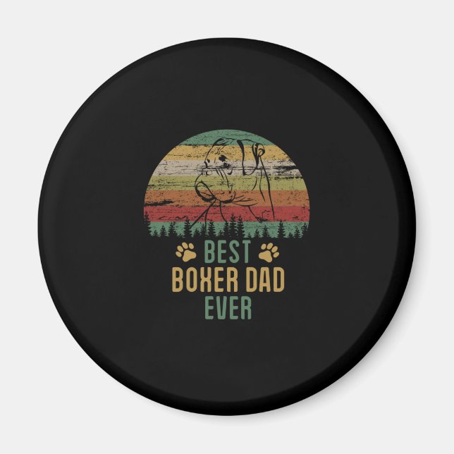 Aimant Boxer papa (Devant)