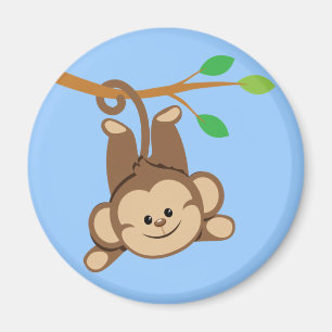 Aimant Boy Swinging Monkey