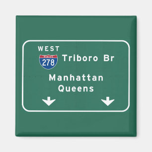 Aimant Br Manhattan de NYC New York City Triboro d'un