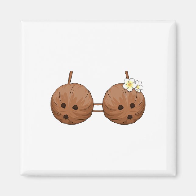 Aimant Bra de noix de coco d'été Costume d'Halloween Hawa (Devant)