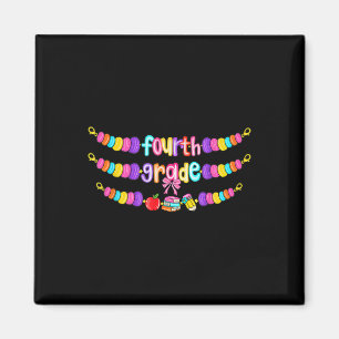 Aimant Bracelet de rentrée scolaire 4e année enseignant f