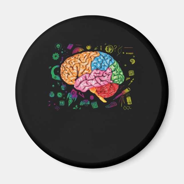 Aimant Brain Science And Art Neuroscience Neurologist (Devant)