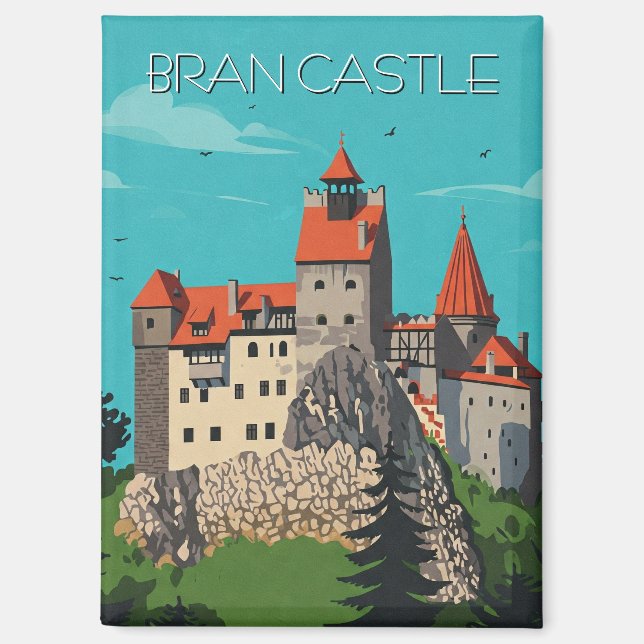 Aimant Bran Castle Romania Moderne (Recto)