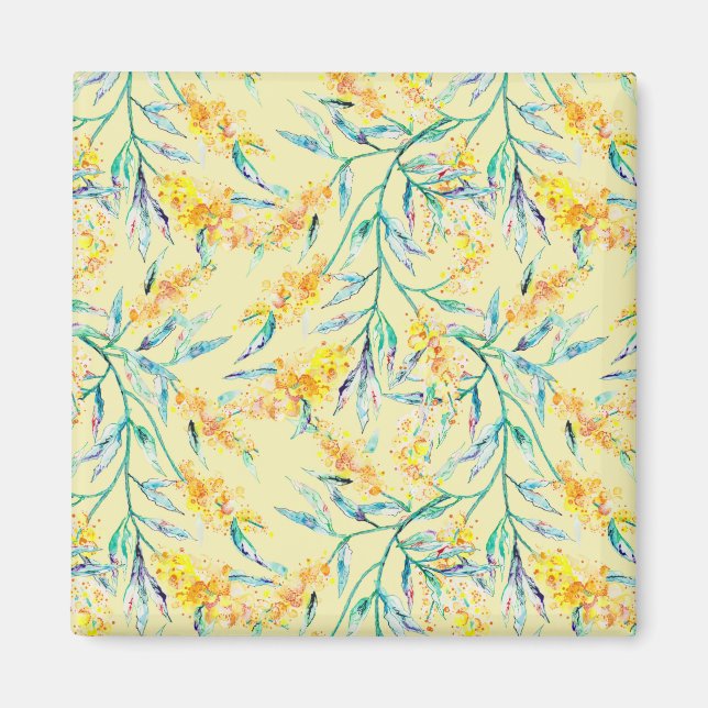 Aimant Branche de Golden Wattle (Devant)
