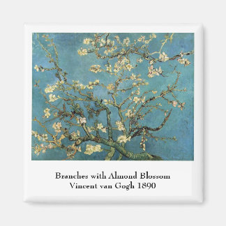 Aimant Branches avec fleurs d'amandes par Vincent van Gog