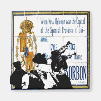 Aimant Brass Band Bourbon St. Tiles