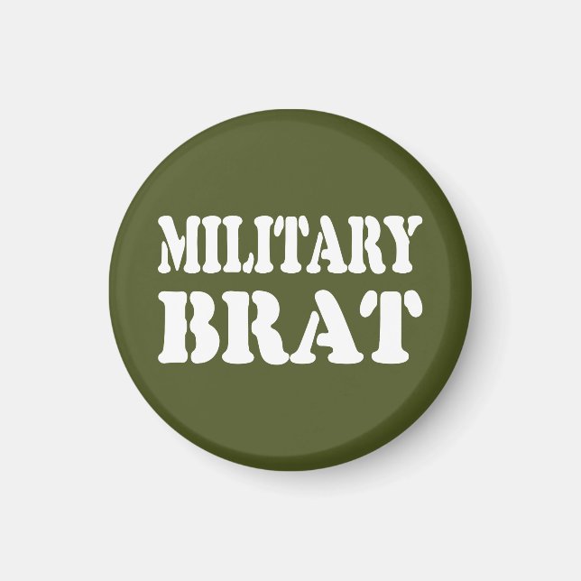 AIMANT BRAT MILITAIRE (Devant)