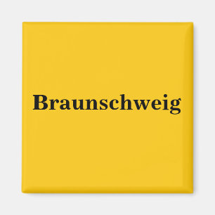 Aimant Braunschweig Schild Or Gleb