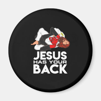 Aimant Brazilian Jiu Jitsu Christian Jesus Has Your Back