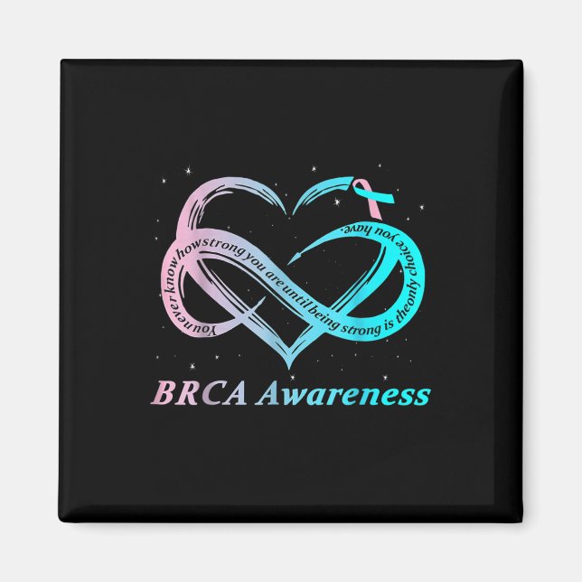 Aimant Brca Warrior Im Fine Breast Cancer Sensibilisation (Devant)