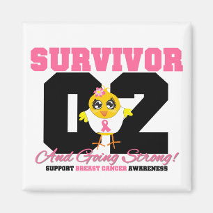 Aimant Breast Cancer Survivor Chick 02 Years
