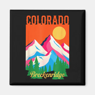 Aimant Breckenridge colorado montagne coucher de soleil r