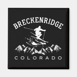 Aimant Breckenridge Colorado Vintage