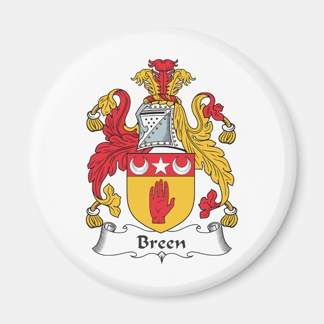 Aimant Breen Family Crest (Devant)