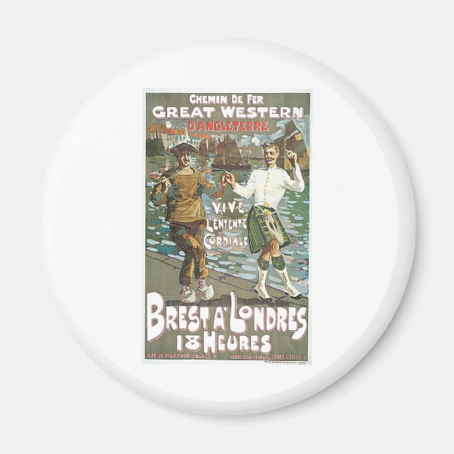 Aimant Brest á Londres 18 heurs (Devant)