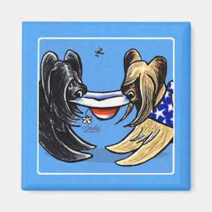 Aimant Briard Mad Hatters Off-Leash