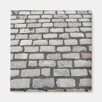 Brick Cobblestone Street Pathway Nature Photograph