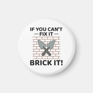 Aimant Brick It Up : Hilarious Bricklayer pour do-it-your