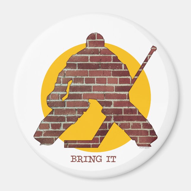 Aimant Brick Wall Goalie (Devant)