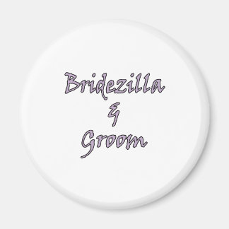 Aimant Bridezilla & Groom