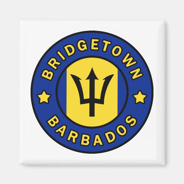 Aimant Bridgetown Barbade (Devant)