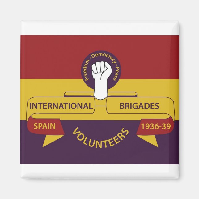 Aimant Brigades internationales (Devant)