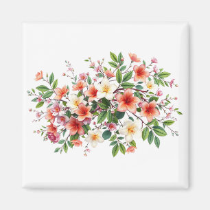 Aimant Bright Spring Floral Bouquet