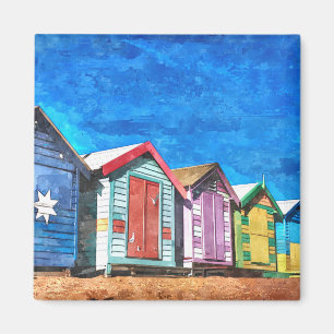 Aimant Brighton baignant la peinture d'aquarelle de