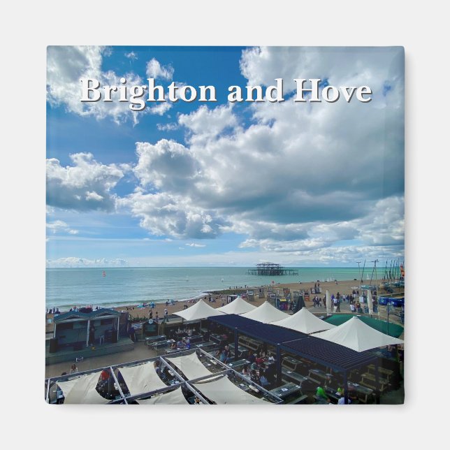 Aimant Brighton et Hove Beach en été (Devant)