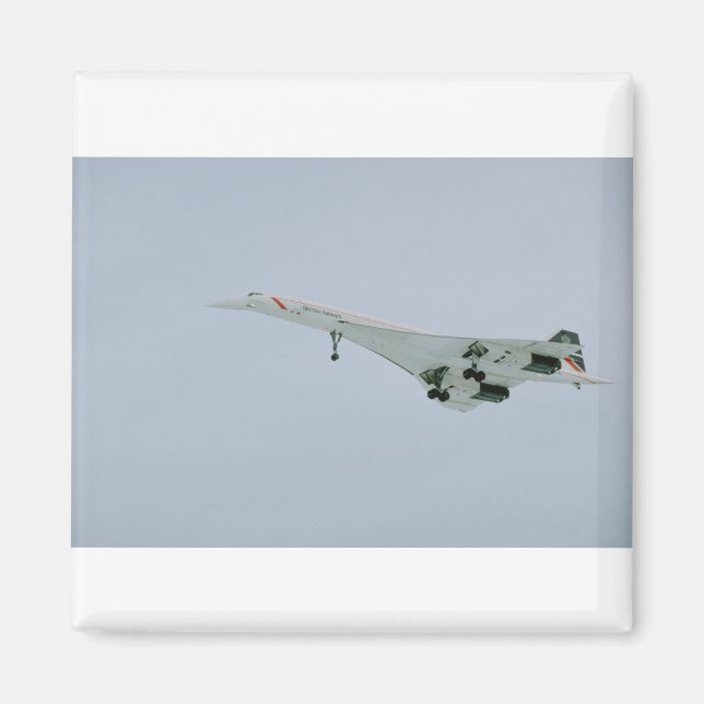 Aimant British Airways Concorde en descente finale, Ottaw (Devant)