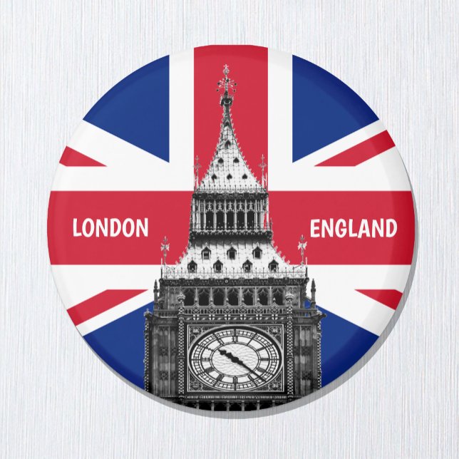 Aimant British Flag Magnet, Big Ben, vacances Londres, UK (Créateur téléchargé)