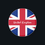 Aimant British Flag & UK - Voyage, sport /Royaume-Uni<br><div class="desc">Fridge Magnets : British Flag & United Kingdom (Britain) - love my country,  travel,  holiday,  patriots / sports fans - Flag est aussi connu comme "union jack" (England)</div>