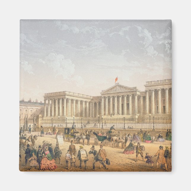 Aimant British Museum, vers 1862 (litho couleur) (Devant)