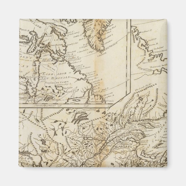 Aimant British Possessions en Amérique du Nord 2 (Devant)