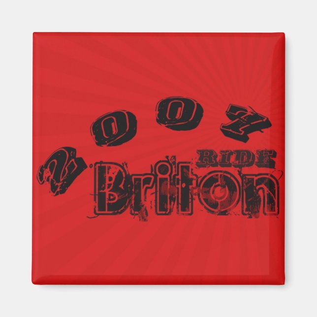 Aimant Briton 2007 Manget (Devant)