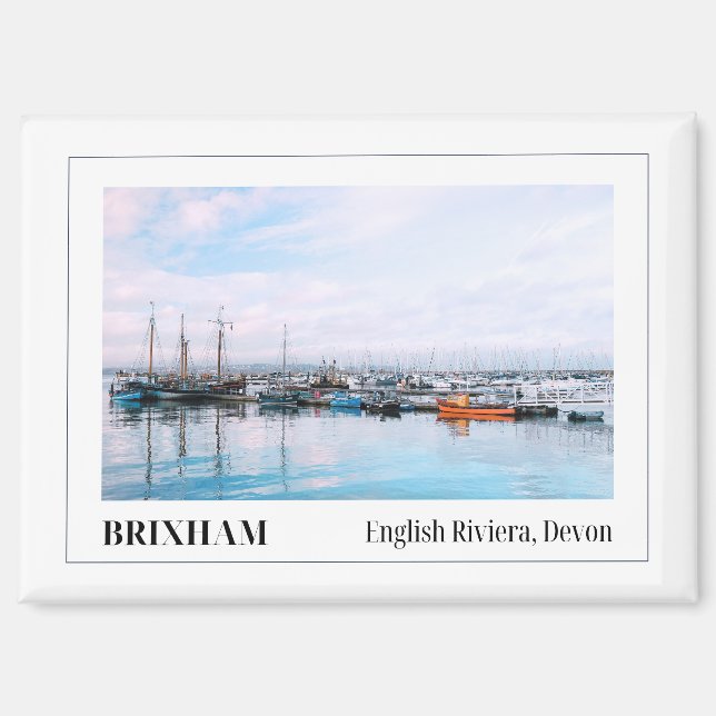 Aimant Brixham, Riviera anglaise, Devon (Recto)