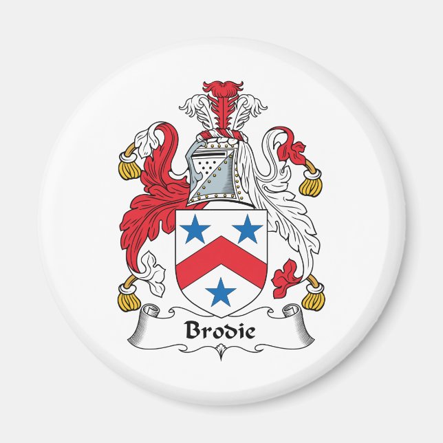 Aimant Brodie Family Crest (Devant)