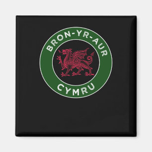 Aimant Bron-yr-aur Welsh Place Names Cymru 2 Sticker