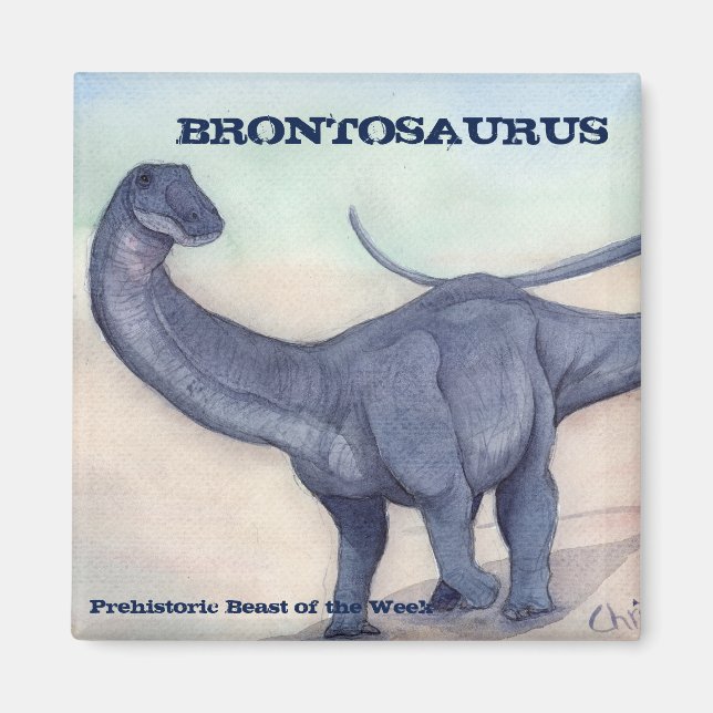 Aimant Brontosaurus (Devant)