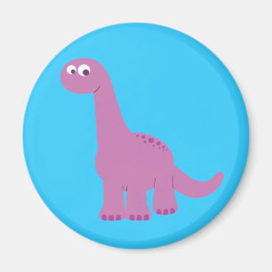Aimant Brontosaurus pourpre Dinosaur