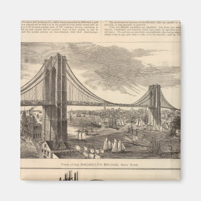 Aimant Brooklyn Life Insurance Company (Devant)