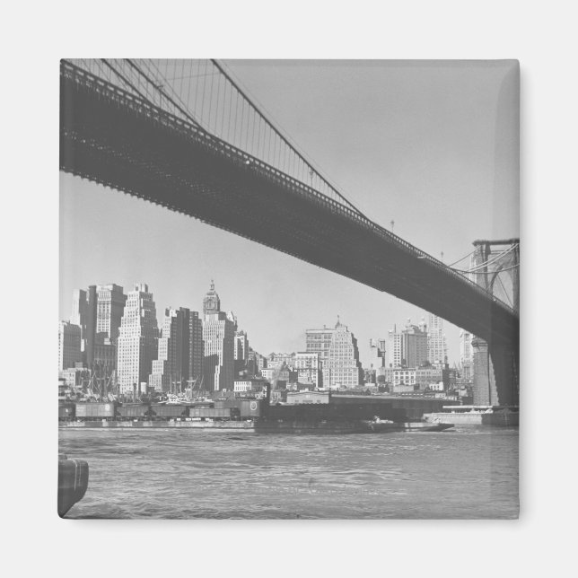 Aimant Brooklyn pont et Manhattan skyline New York (Devant)