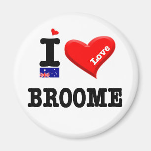 Aimant BROOME - I Love