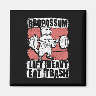Aimant Bropossum Soulève Lourd Mange Déchets Opossum Gym