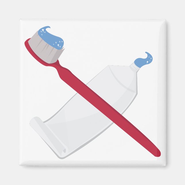 Aimant Brosse Et Collage (Devant)