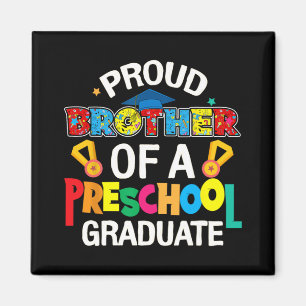 Aimant Brother Preschool Diplômé Dernier Jour De L'École 