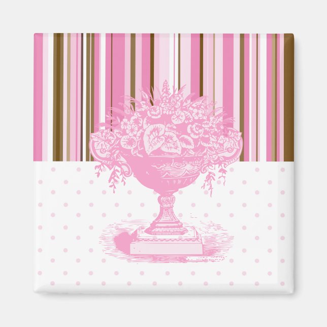 Aimant Brown et rose (Devant)