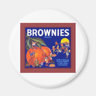 Aimant Brownies Marque California Oranges
