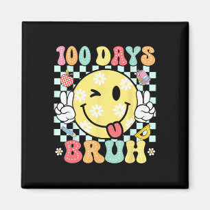Aimant Bruh 100 Jours De Souris Funny Smile Face 100ème J